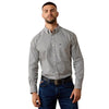 Ariat Mens Cliff Multi Geometric Shirt White - 10079413