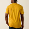 Ariat Mens College Bronc Classic Fit T-Shirt Chai Tea - 10071157