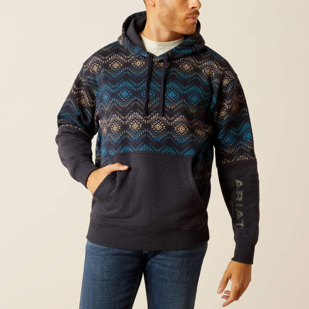 Ariat Mens Color Block Hoodie