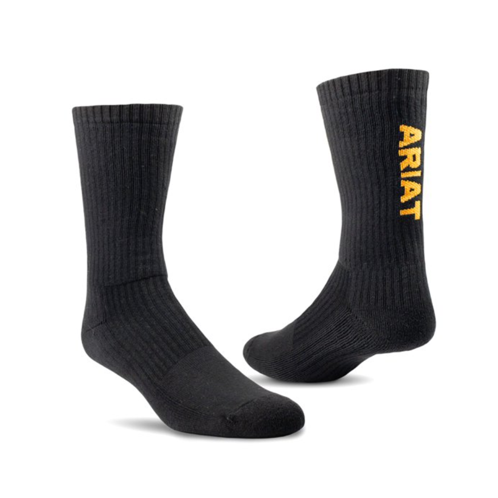 Ariat Mens Cotton Crew Socks - AR2239