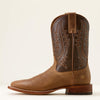 Ariat Mens County Roads Wide Square Toe Cowboy Boots Wheat Tan/Santa Fe Brown - 10074250