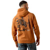 Ariat Mens Cowboy Tough Adobe Hoodie Adobe Orange - 10079567