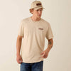 Ariat Mens Cowboy Up Classic Fit T-Shirt Natural - 10073414