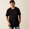 Ariat Mens Cowmooflage Classic Fit T-Shirt Black - 10073419