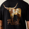 Ariat Mens Cowmooflage Classic Fit T-Shirt Black - 10073419