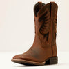 Ariat Mens Cowpuncher Square Toe Boots Brown Oiled - 10051035