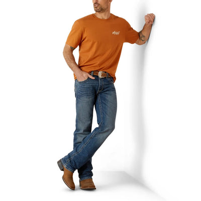 Ariat Mens Coyote Country T-Shirt Adobe Orange - 10065902