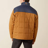Ariat Mens Crius Insulated Jacket Blue Night/Almond Khaki - 10062548