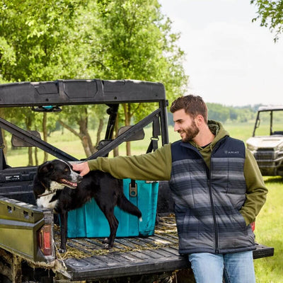 Ariat Mens Crius Insulated Vest Serape Black - 10062899