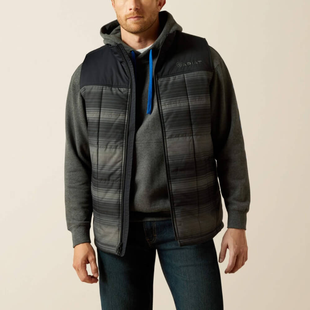 Ariat Mens Crius Insulated Vest Serape Black - 10062899