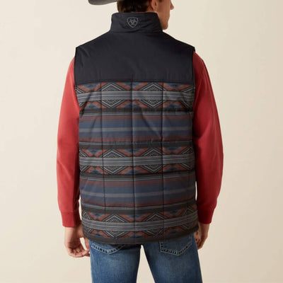 Ariat Mens Crius Insulated Vest Southwestern / Rust - 10062898