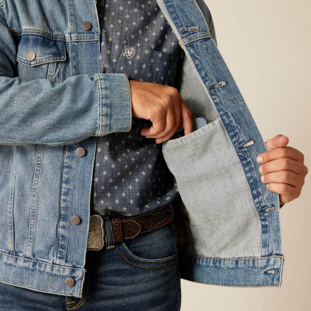 Ariat Mens Denim Trucker Jacket