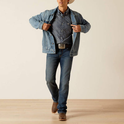 Ariat Mens Denim Trucker Jacket Roby - 10048254