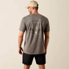 Ariat Mens Desert Badge Tradition T-Shirt Smoked Pearl - 10073415