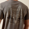 Ariat Mens Desert Badge Tradition T-Shirt Smoked Pearl - 10073415
