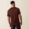 Ariat Mens Desert Skull T-Shirt Deep Mahogany - 10079598