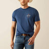 Ariat Mens Diamond Valley T-Shirt Space Blue