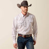 Ariat Mens Draco Classic Fit Snap Shirt White Multi Plaid - 10073657