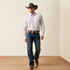 Ariat Mens Draco Classic Fit Snap Shirt White Multi Plaid - 10073657