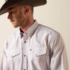 Ariat Mens Draco Classic Fit Snap Shirt White Multi Plaid - 10073657