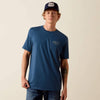 Ariat Mens Drop Down Eagle Classic Fit T-Shirt Key Largo - 10073417