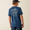 Ariat Mens Drop Down Eagle Classic Fit T-Shirt Key Largo - 10073417