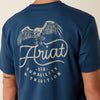 Ariat Mens Drop Down Eagle Classic Fit T-Shirt Key Largo - 10073417