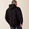 Ariat Mens Embossed Logo Hoodie Black - 10073716
