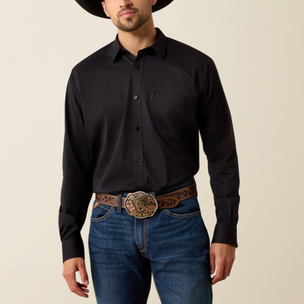 Ariat Mens Everything Classic Fit Shirt Black - 10071100