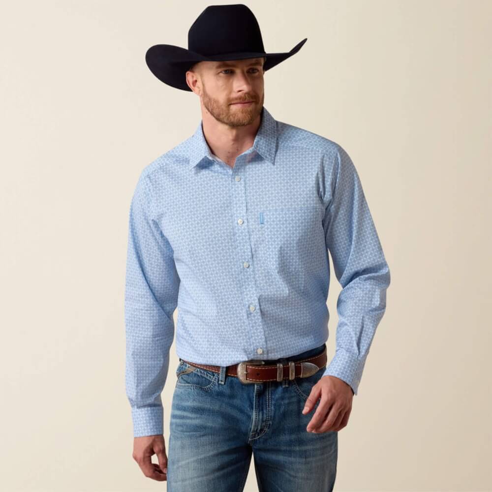 Ariat Mens Everything Classic Fit Shirt Blissful Blue - 10071589