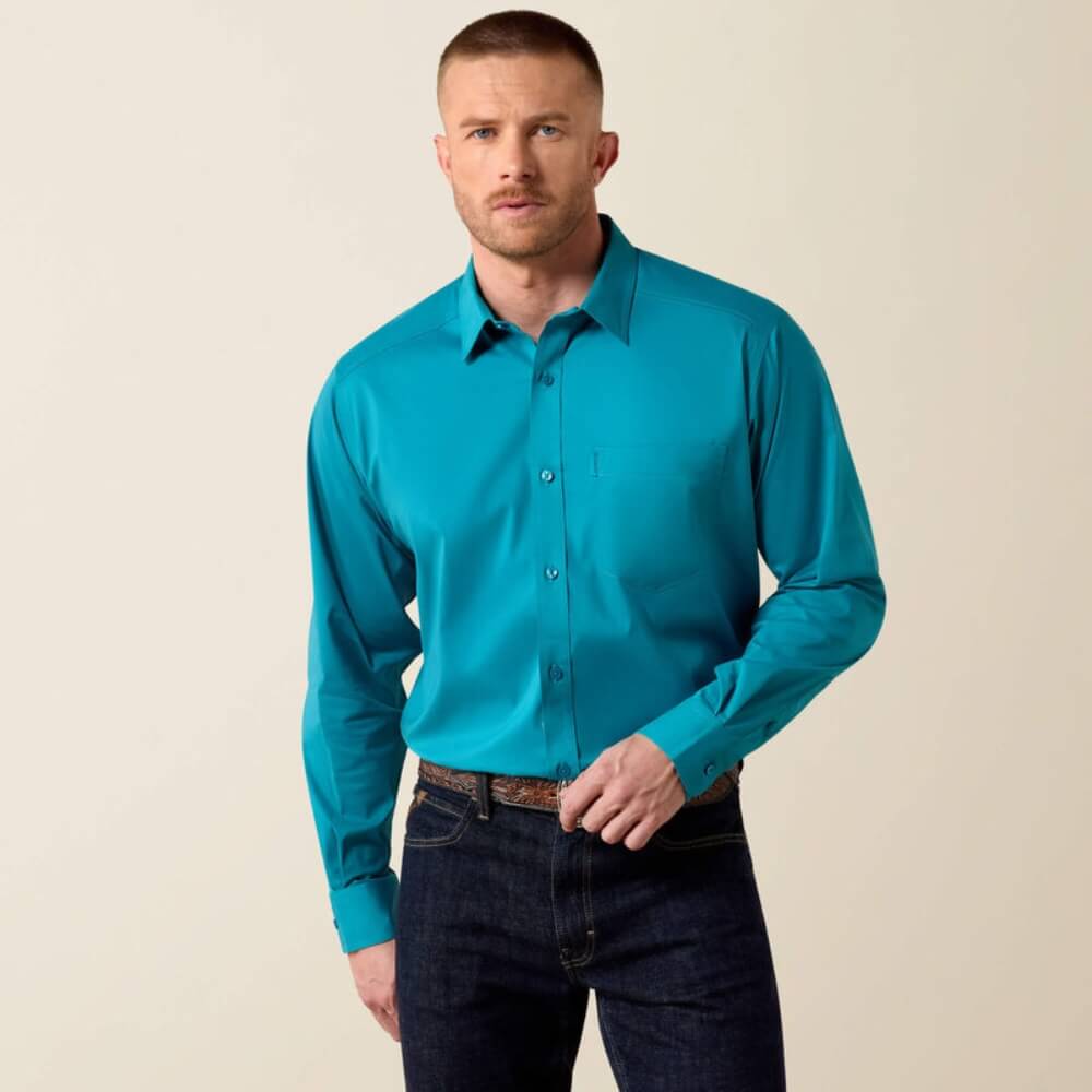 Ariat Mens Everything Classic Fit Shirt Tahitian Tide - 10072734
