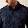 Ariat Mens Everything Classic Fit Snap Shirt Night Sky - 10079752