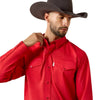 Ariat Mens Everything Classic Fit Snap Shirt Scarlet Red - 10079765