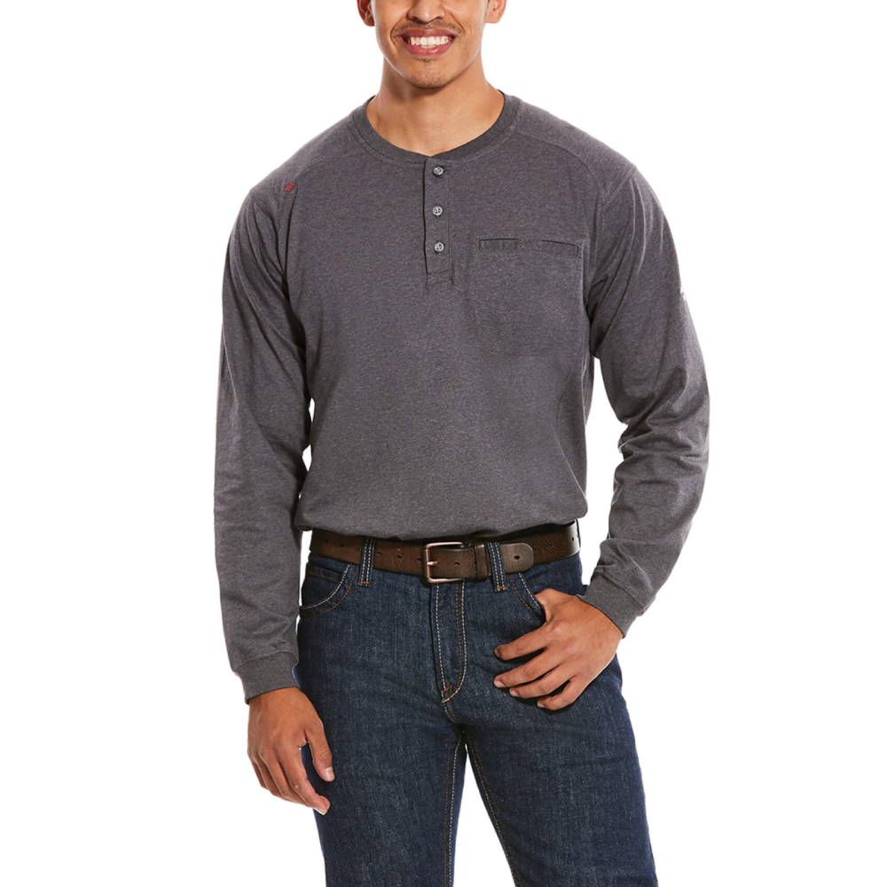 Ariat Mens FR Air Henley Work T-Shirt - 10027889