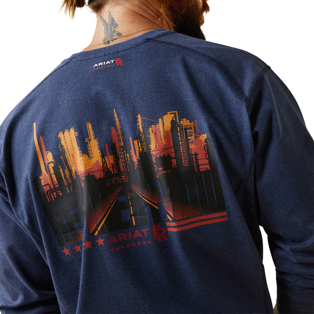 Ariat Mens FR Air Refinery Row Henley T-Shirt - 10043776