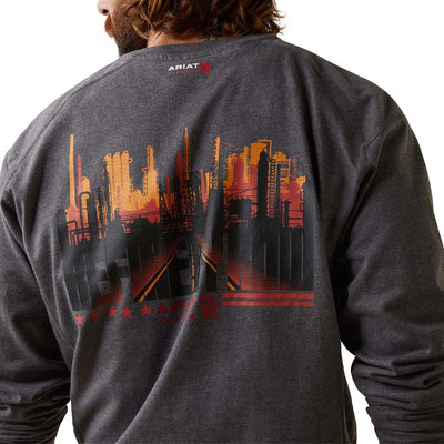 Ariat Mens FR Air Refinery Row Henley Work T-Shirt - 10043775