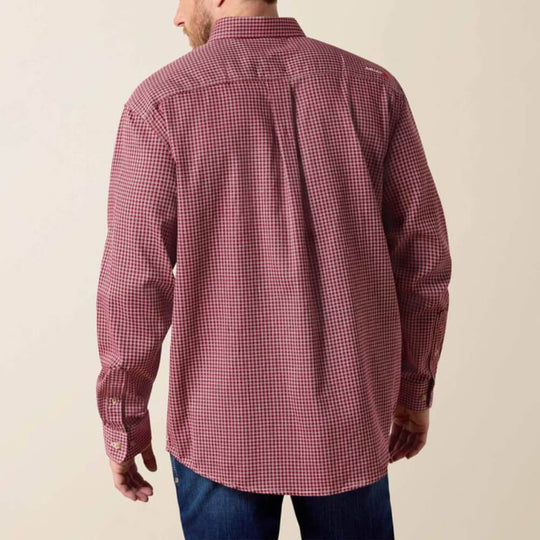 red ariat dress shirt 10058812 Ariat Men's Waylen Classic Fit Long Sleeve Button down Shirt