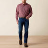 Ariat Mens FR Bell Work Shirt Red - 10015945