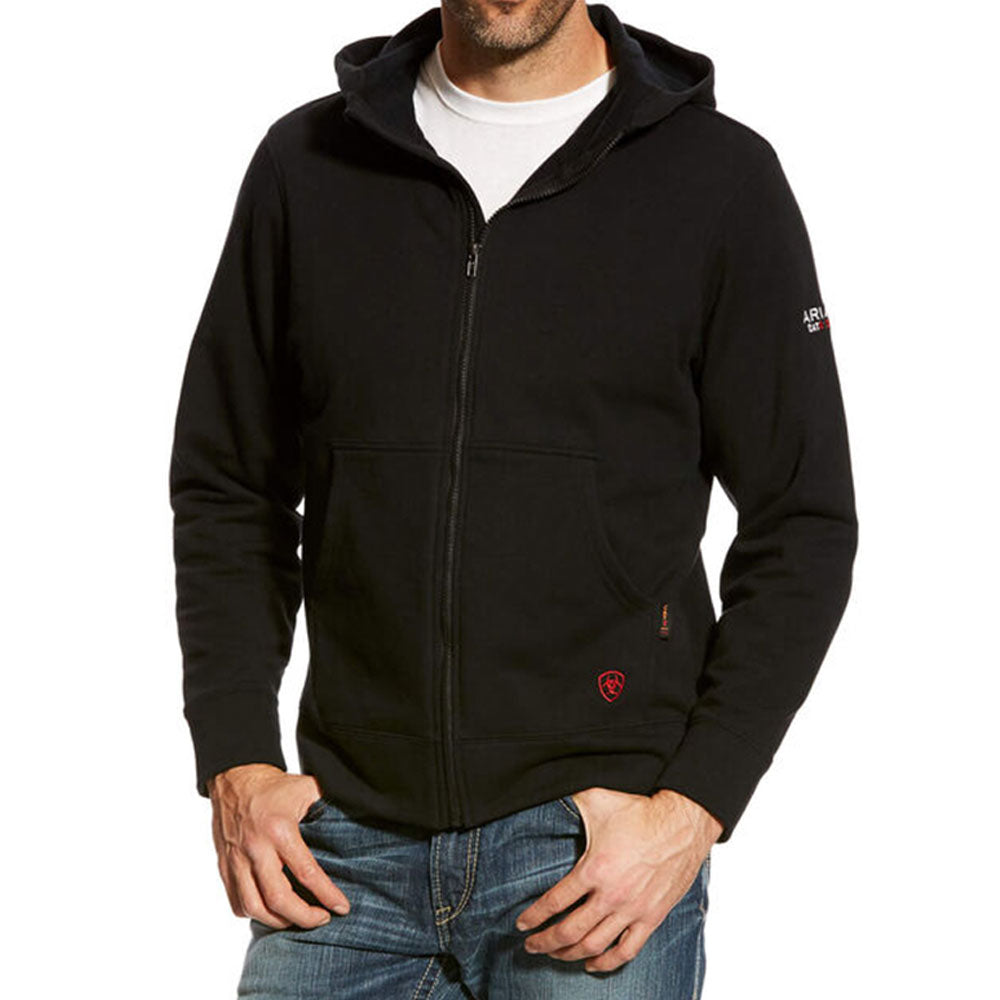 Ariat Mens FR DuraStretch Full Zip Work Hoodie - 10023974