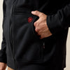 Ariat Mens FR DuraStretch Full Zip Work Hoodie Black - 10023974