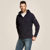 Ariat Mens FR DuraStretch Full Zip Work Hoodie Navy - 10023979