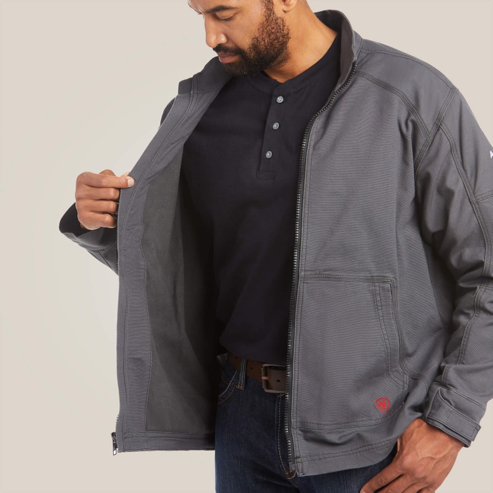 Ariat Mens FR Flame Resistant Duralight Canvas Field Work Jacket