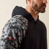 Ariat Mens FR Durastretch Patriot Work Hoodie Black Digi - 10023989