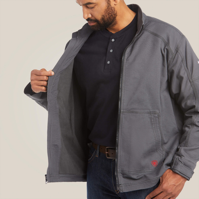 Ariat Mens FR Flame Resistant Duralight Canvas Field Work Jacket - 10033193