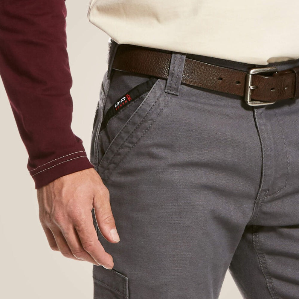 Ariat Mens FR Flame Resistant M5 Dura-Light Gray Jeans - 10027709