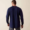 Ariat Mens FR Flame Resistant Work Shirt Navy Blue - 10022597