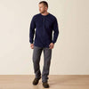 Ariat Mens FR Flame Resistant Work Shirt Navy Blue - 10022597