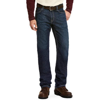 Ariat Mens FR M4 Stackable Straight Leg Work Jeans