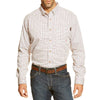 Ariat Mens FR Plaid Long Sleeve Flame Resistant Work Shirt Red - 10014857