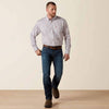 Ariat Mens FR Plaid Long Sleeve Flame Resistant Work Shirt White - 10014857